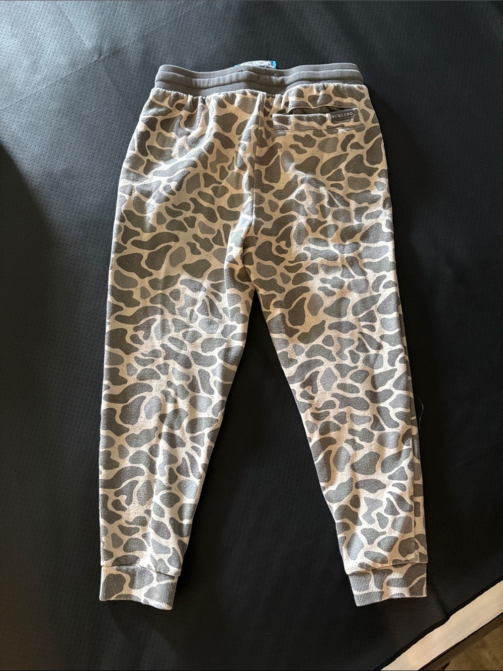 BURLEBO Gray Camo Kids Sweatpants - Picture 3 of 3
